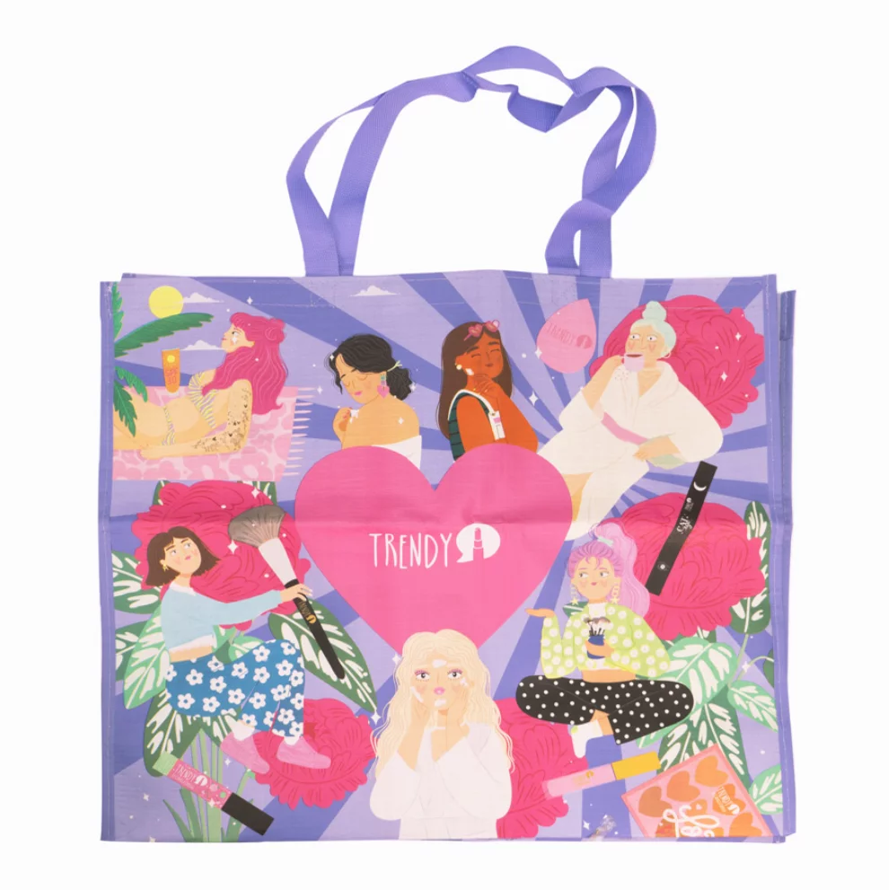 Bolsa Empaque Morada Grande Trendy