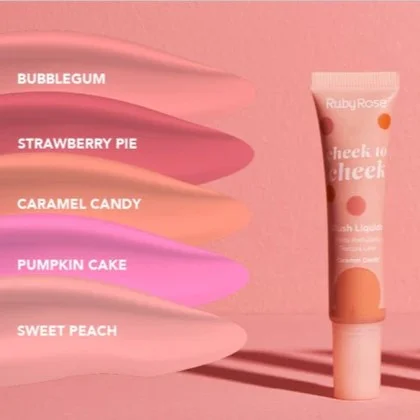 Blush Líquido Cheek To Cheek Ruby Rose - Imagen 2