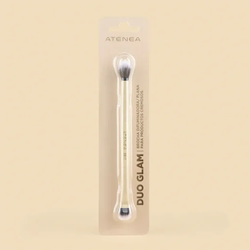 Brocha Duo Plana Crema Y Difuminadora - Imagen 4