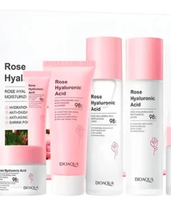Kit Facial de Rosas Y Acido Hialuronico