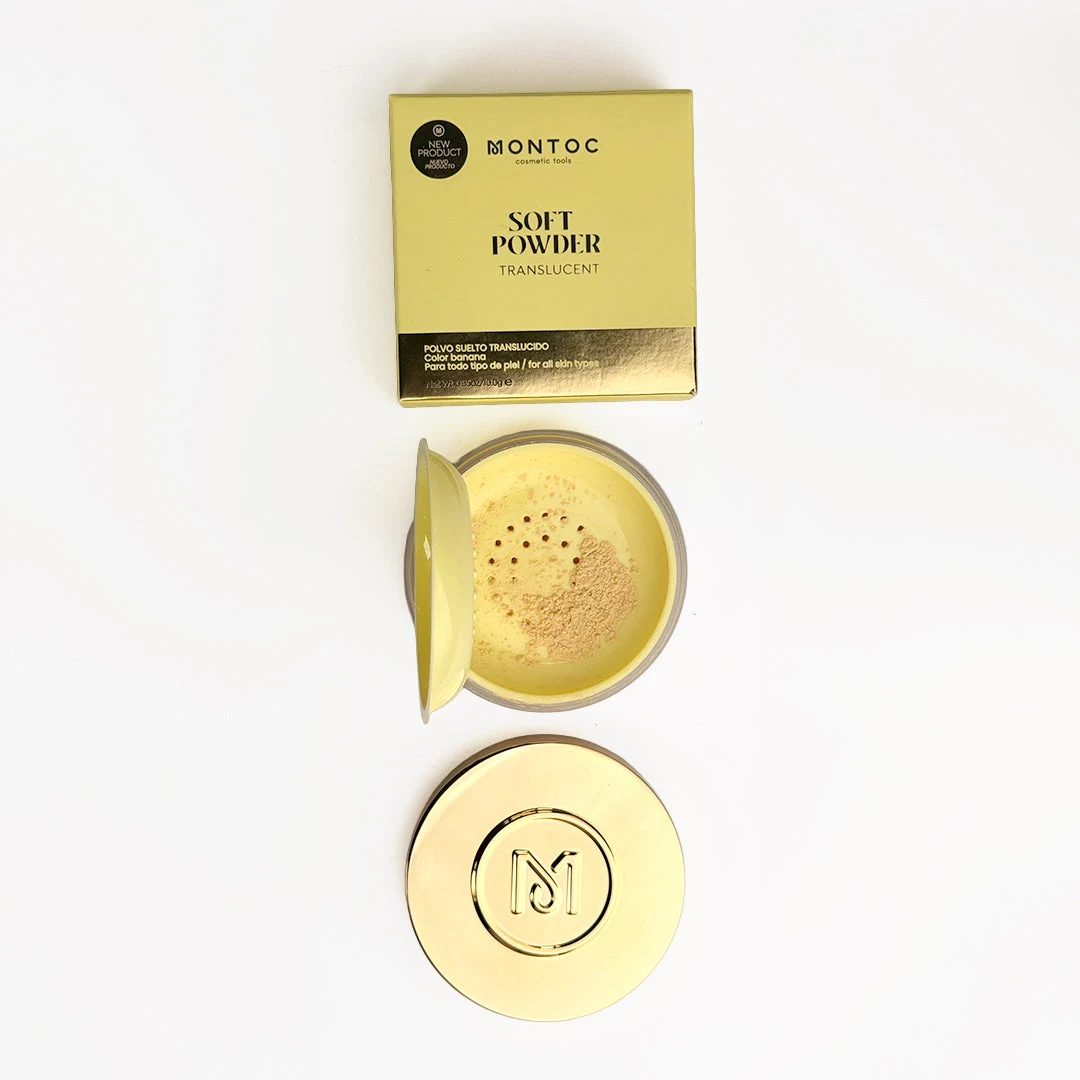 polvo suelto banana traslucido soft powder 10g nueva presentacion