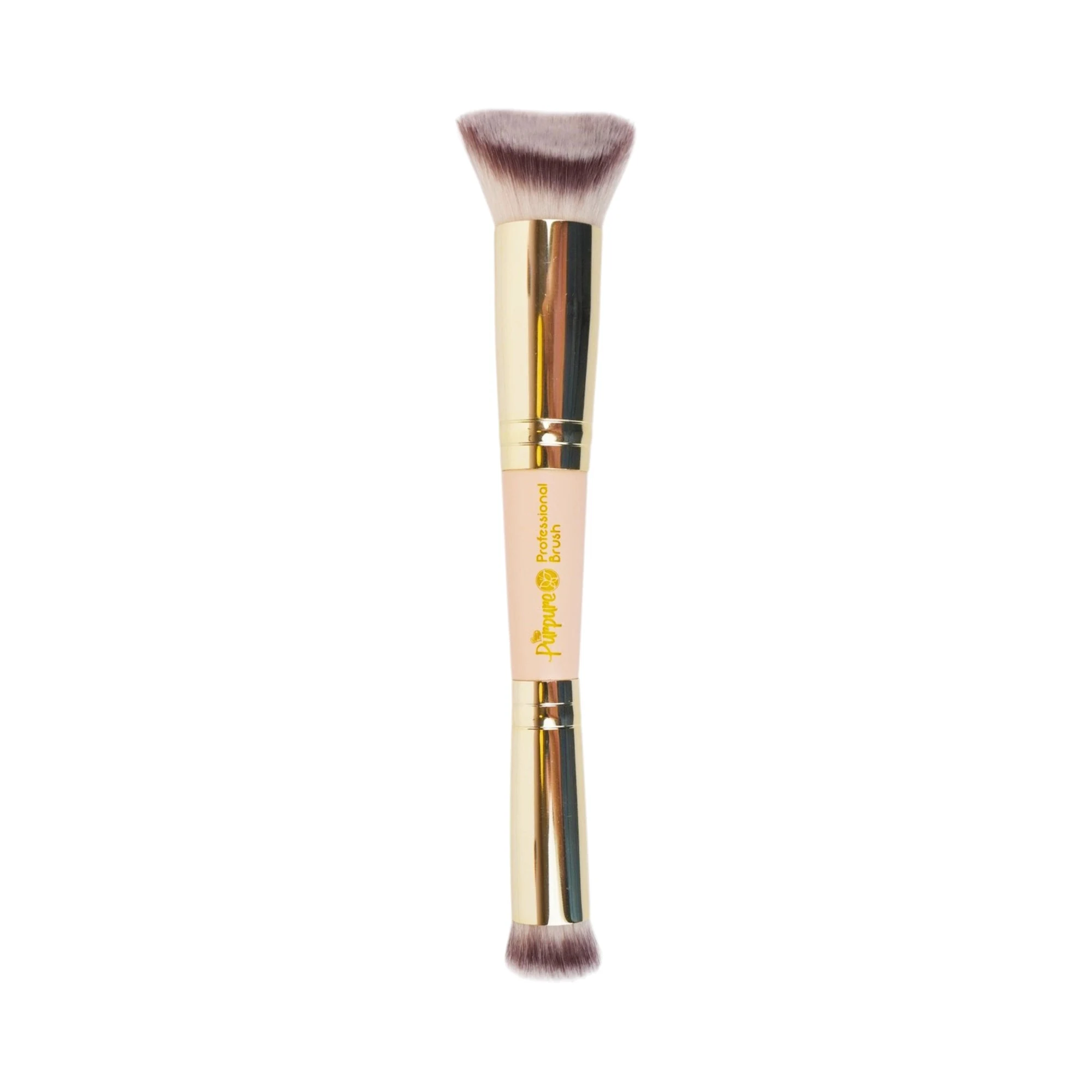 brocha doble base corrector purpure