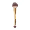 brocha doble polvos iluminador purpure